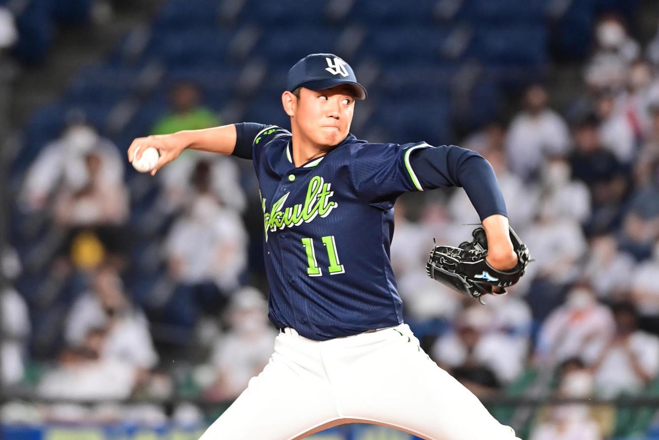 奥川恭伸（2021年6月8日撮影）