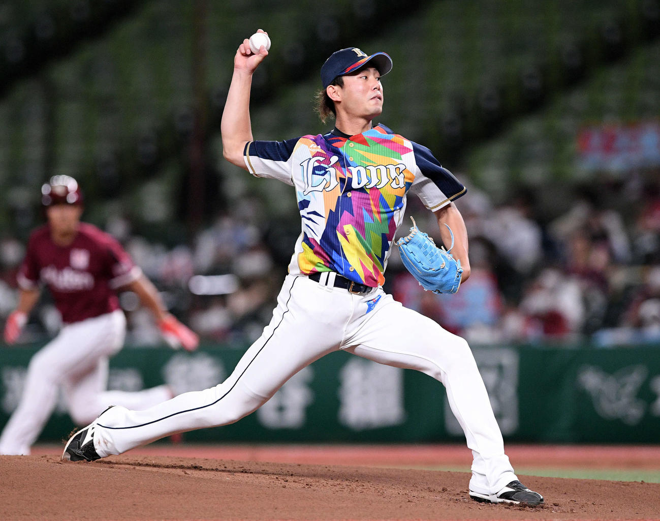 西武対楽天　西武先発の今井（撮影・滝沢徹郎）