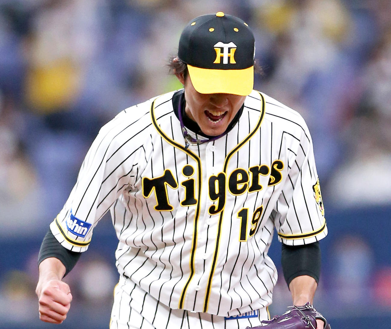 藤浪晋太郎（2021年4月2日撮影）