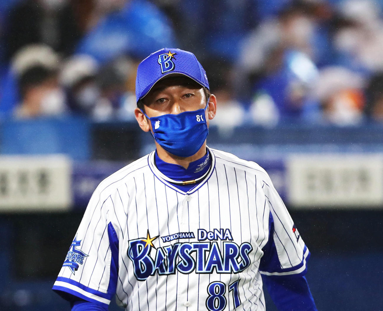 三浦大輔監督（2021年7月4日撮影）