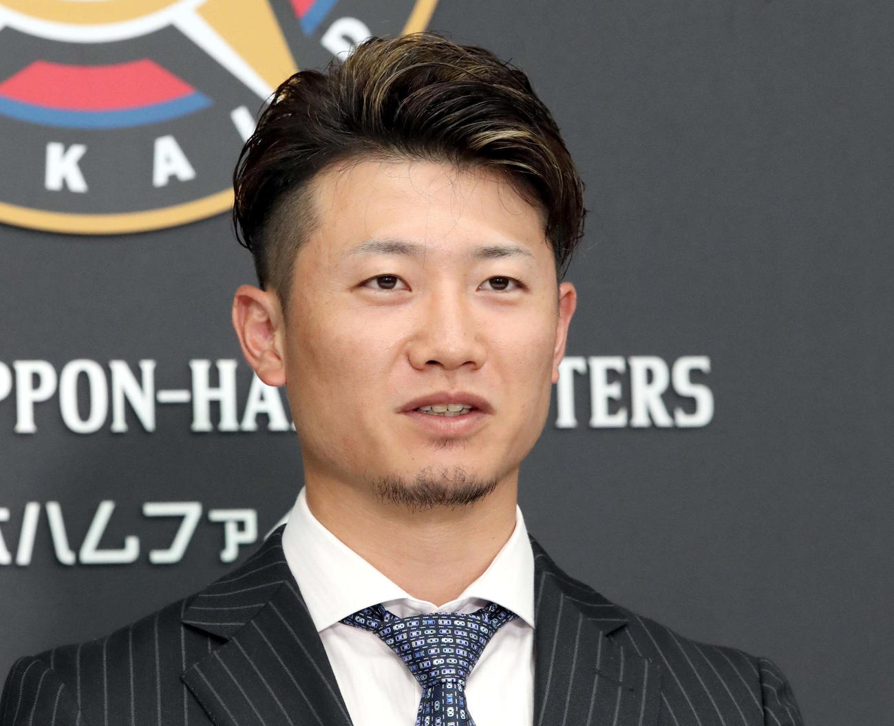 日本ハム西川遥輝（2021年1月21日撮影）