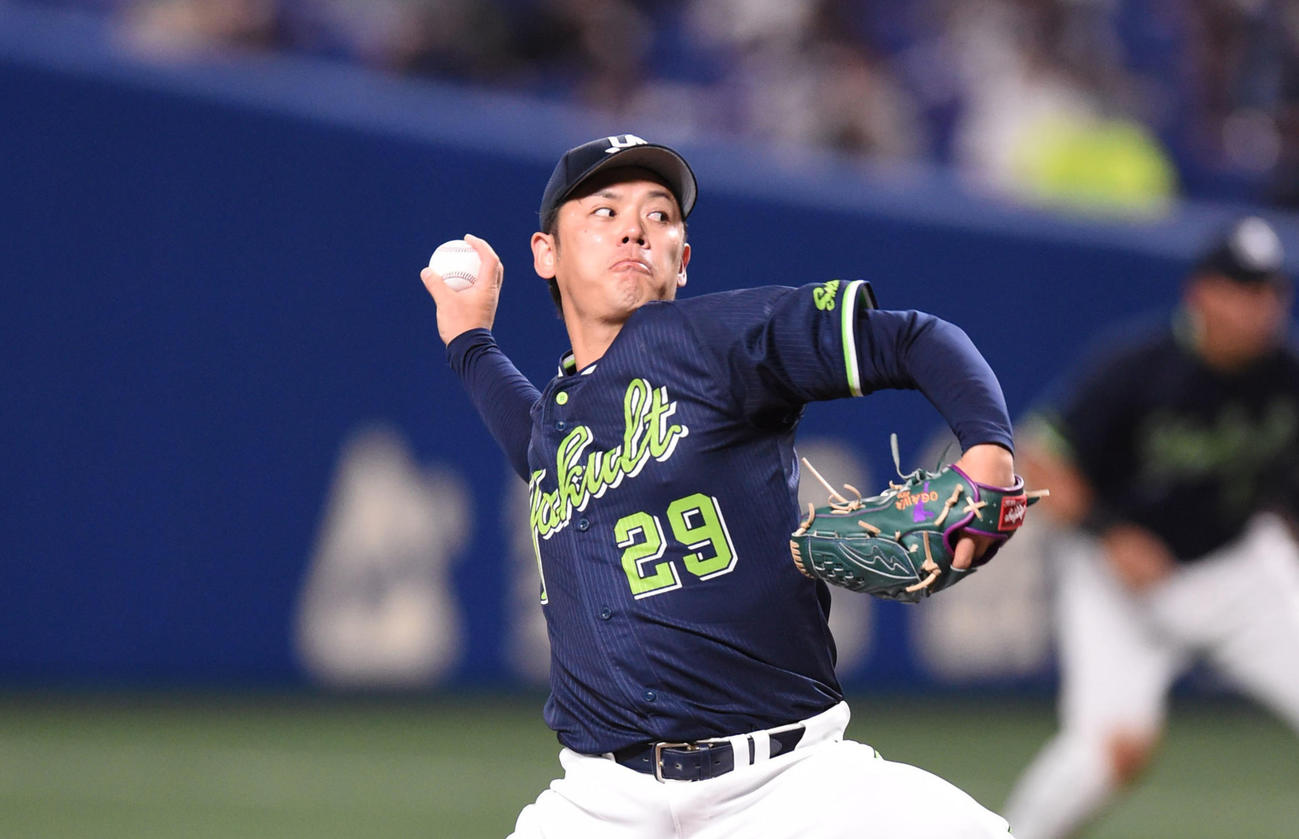 ヤクルト小川泰弘（2021年7月3日撮影）