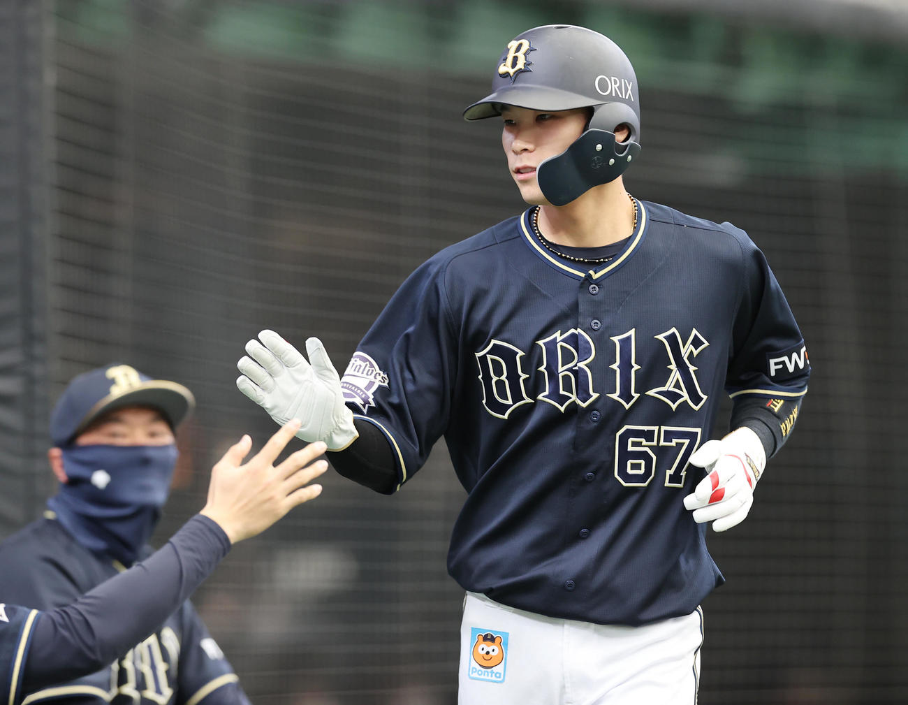 オリックス中川圭太（2021年5月4日撮影）