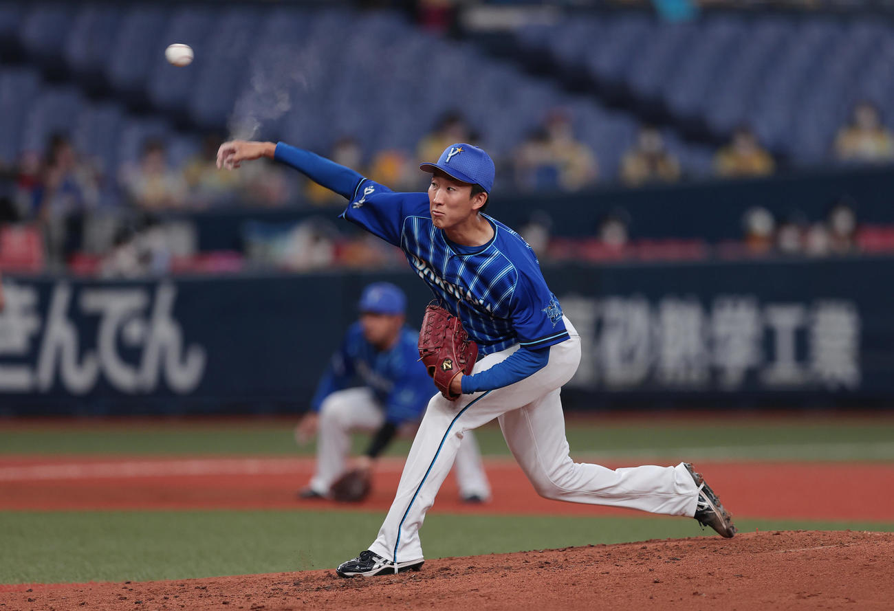 阪神対DeNA DeNA先発の大貫（撮影・前田充）