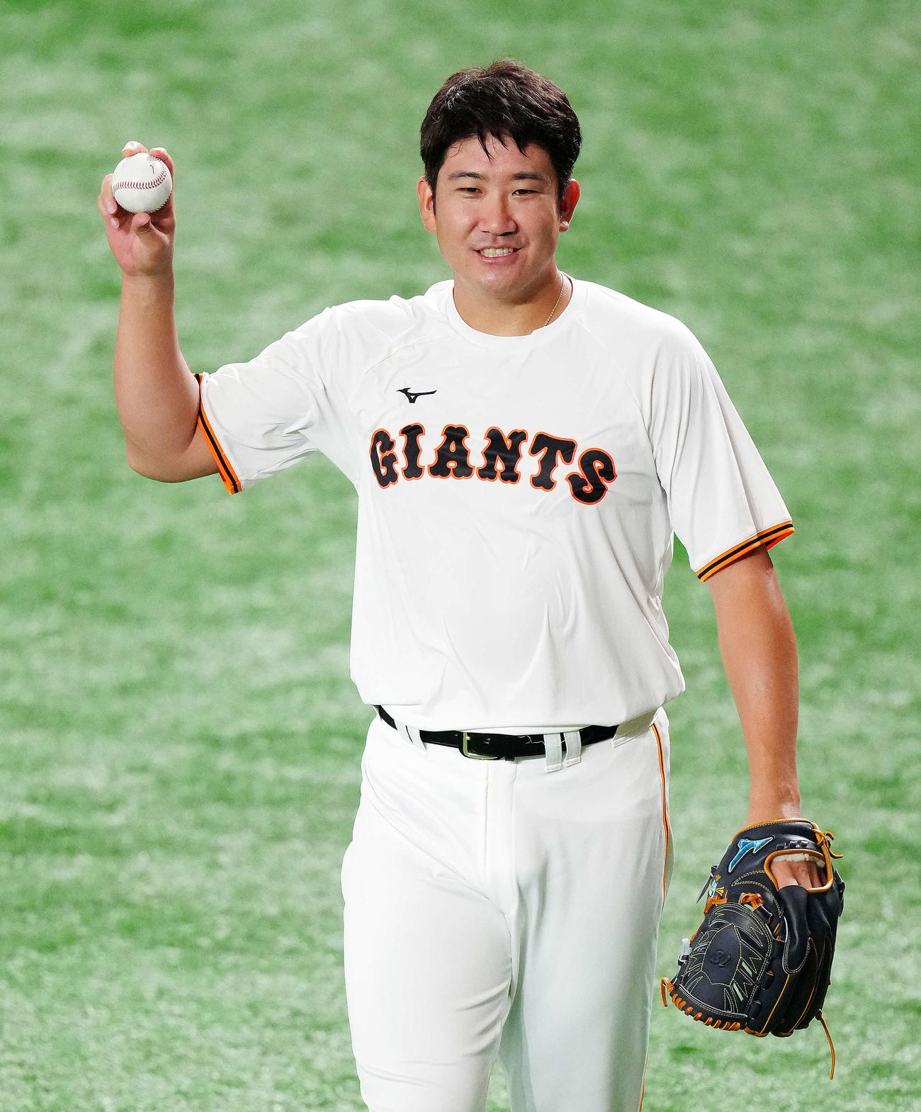 巨人菅野智之（2021年8月22日撮影）