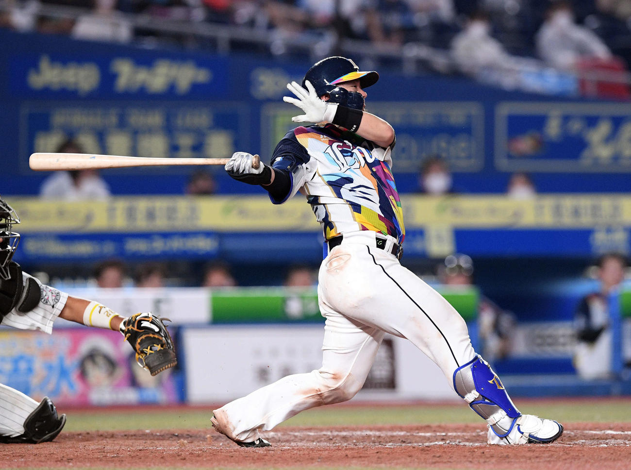 西武森友哉（2021年8月17日撮影）
