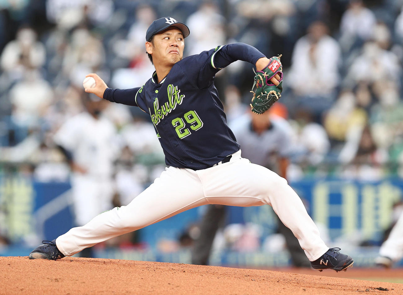 ヤクルト小川泰弘（2021年8月8日撮影）