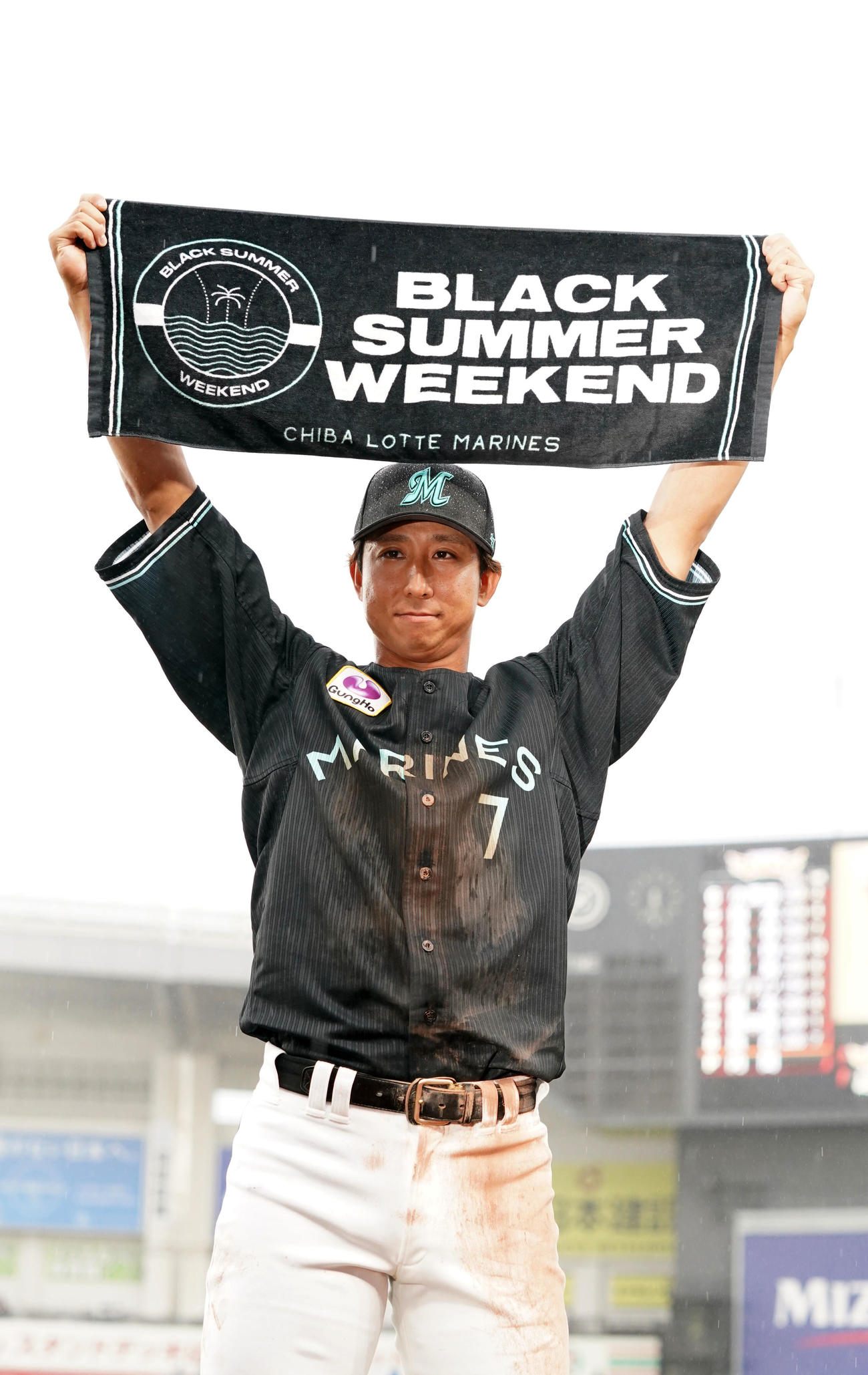 ロッテ福田秀平（21年７月撮影）