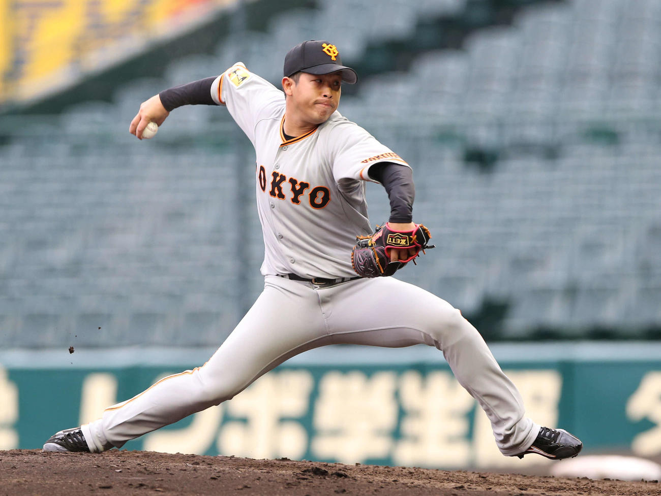 巨人鍬原拓也（2020年3月8日撮影）