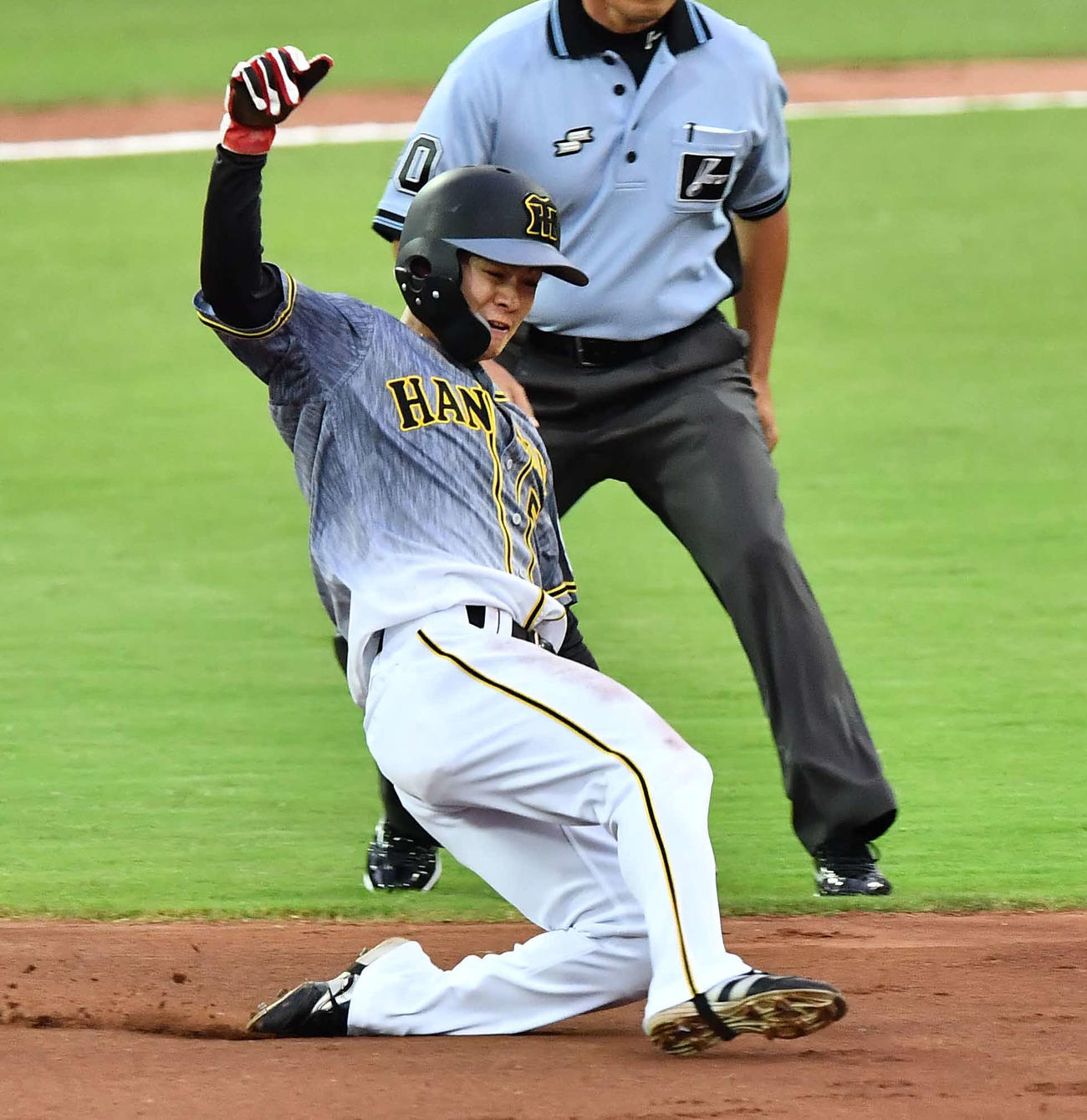 阪神中野拓夢（2021年8月28日撮影）