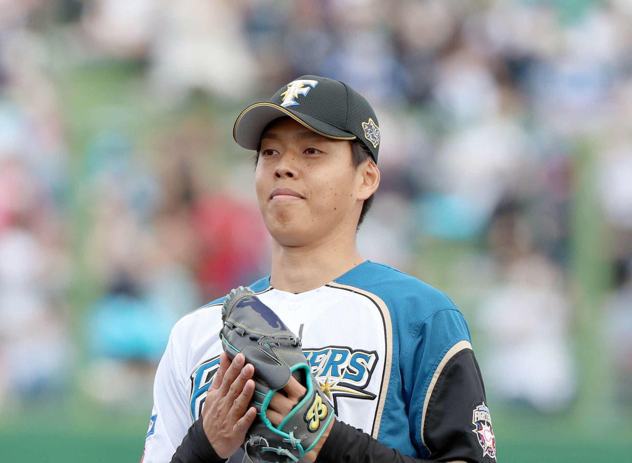 日本ハム杉浦稔大（2021年7月14日撮影）