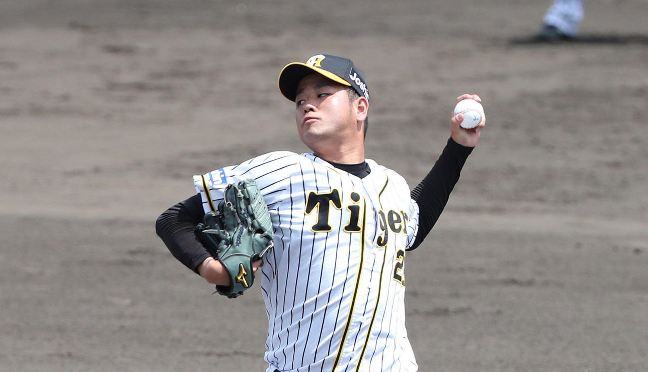 阪神高橋遥人（2021年7月25日撮影）