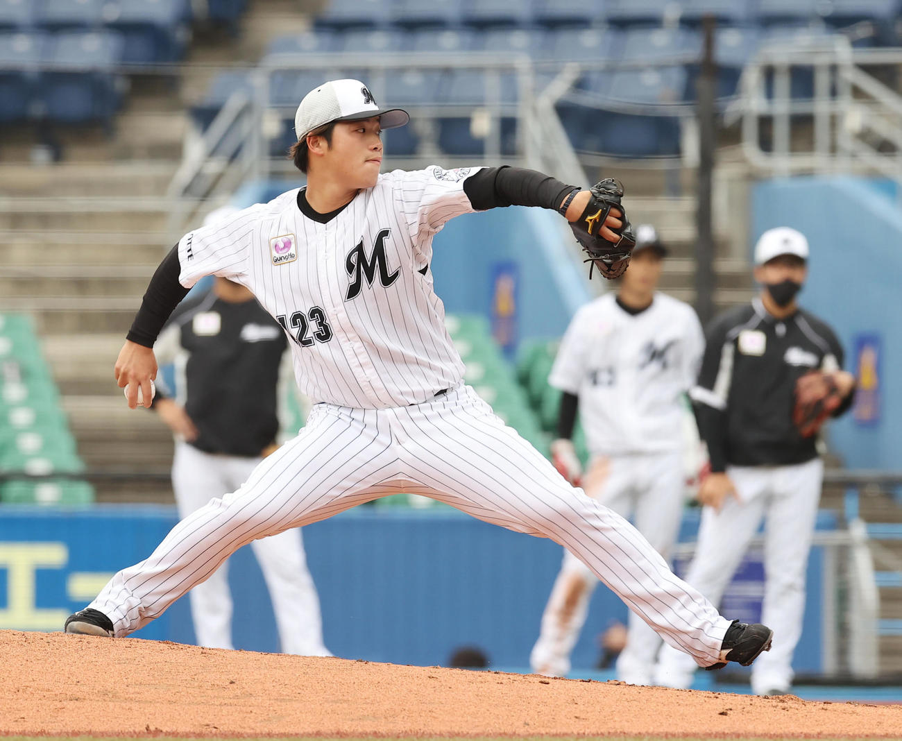 ロッテ森遼大朗（2021年5月5日撮影）