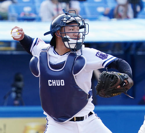 中大・古賀悠斗（2021年5月撮影）