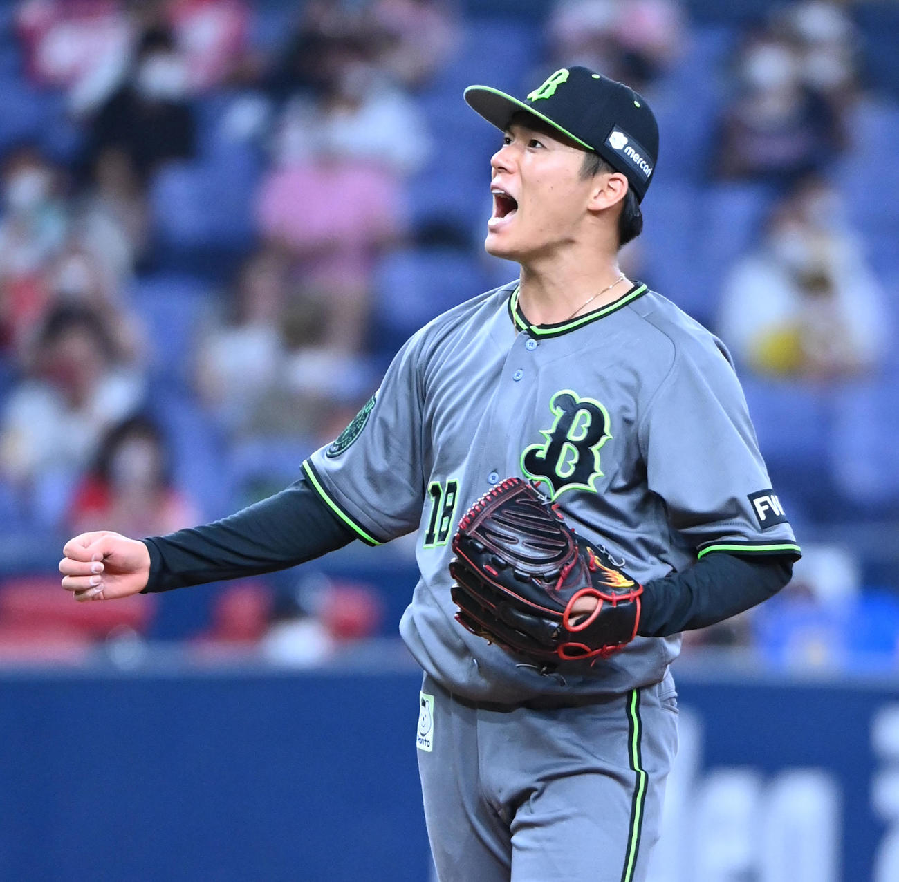 オリックス山本由伸（2021年8月27日撮影）