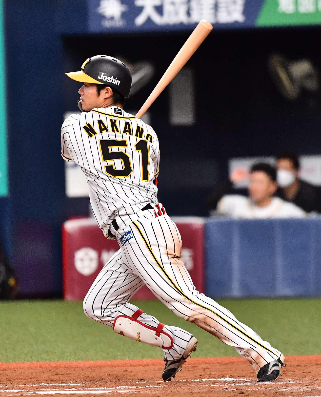 阪神中野拓夢（2021年8月14日撮影）