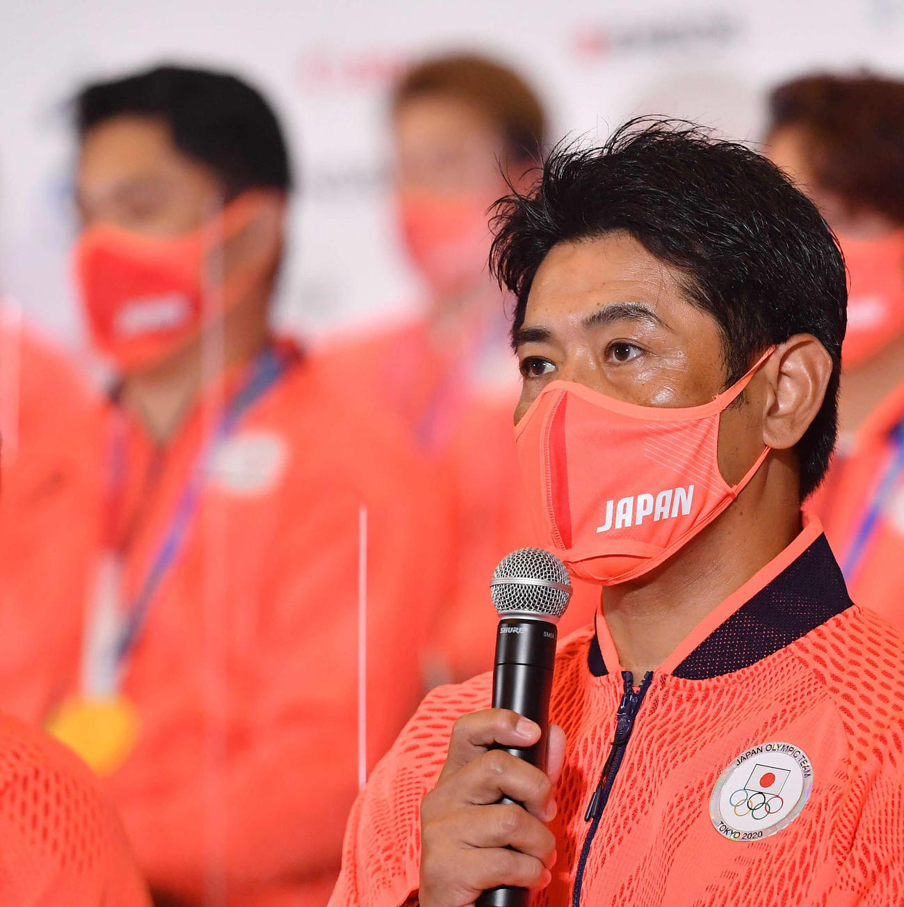 東京五輪野球日本代表・稲葉篤紀監督（2021年8月8日撮影）