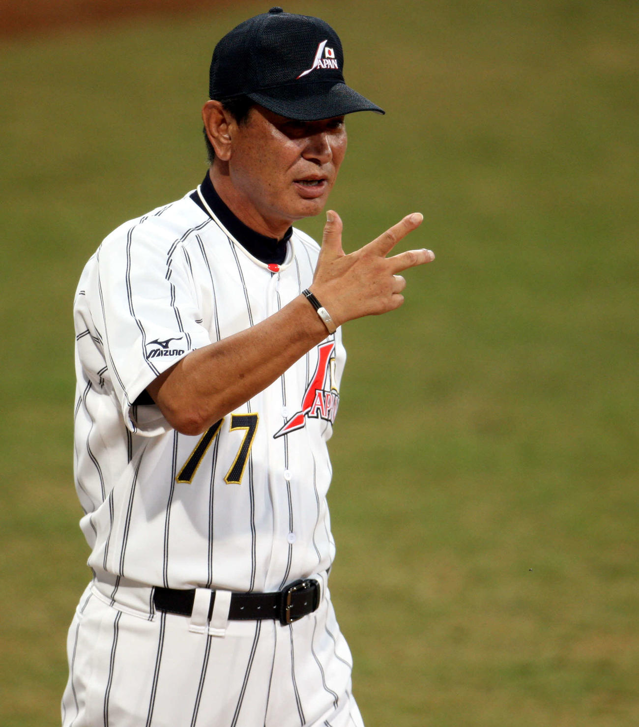 北京五輪日本代表監督時代の星野仙一さん（2008年8月20日撮影）