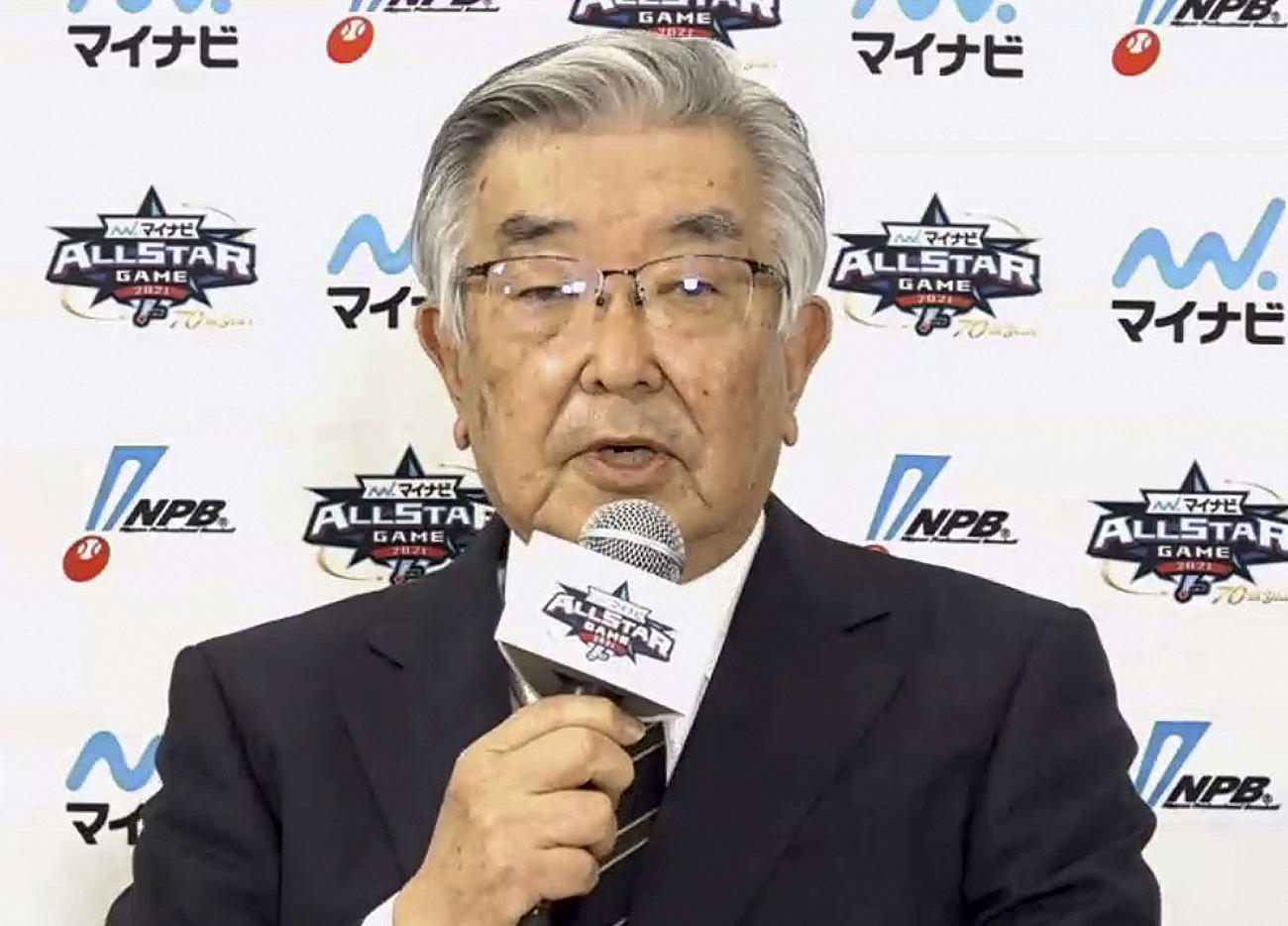 ＮＰＢ斉藤惇コミッショナー（2021年5月撮影）
