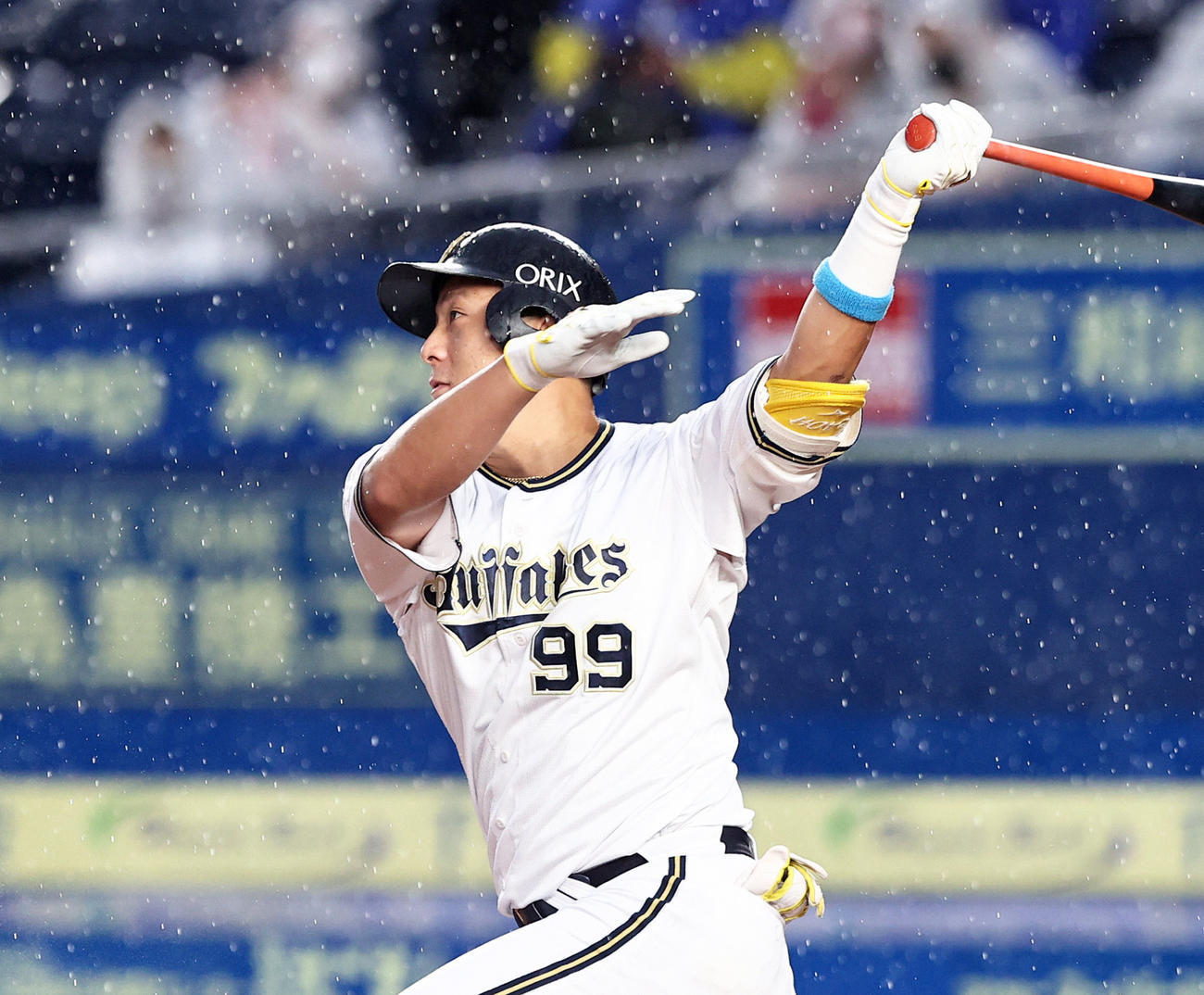 オリックス杉本裕太郎（2021年8月撮影）