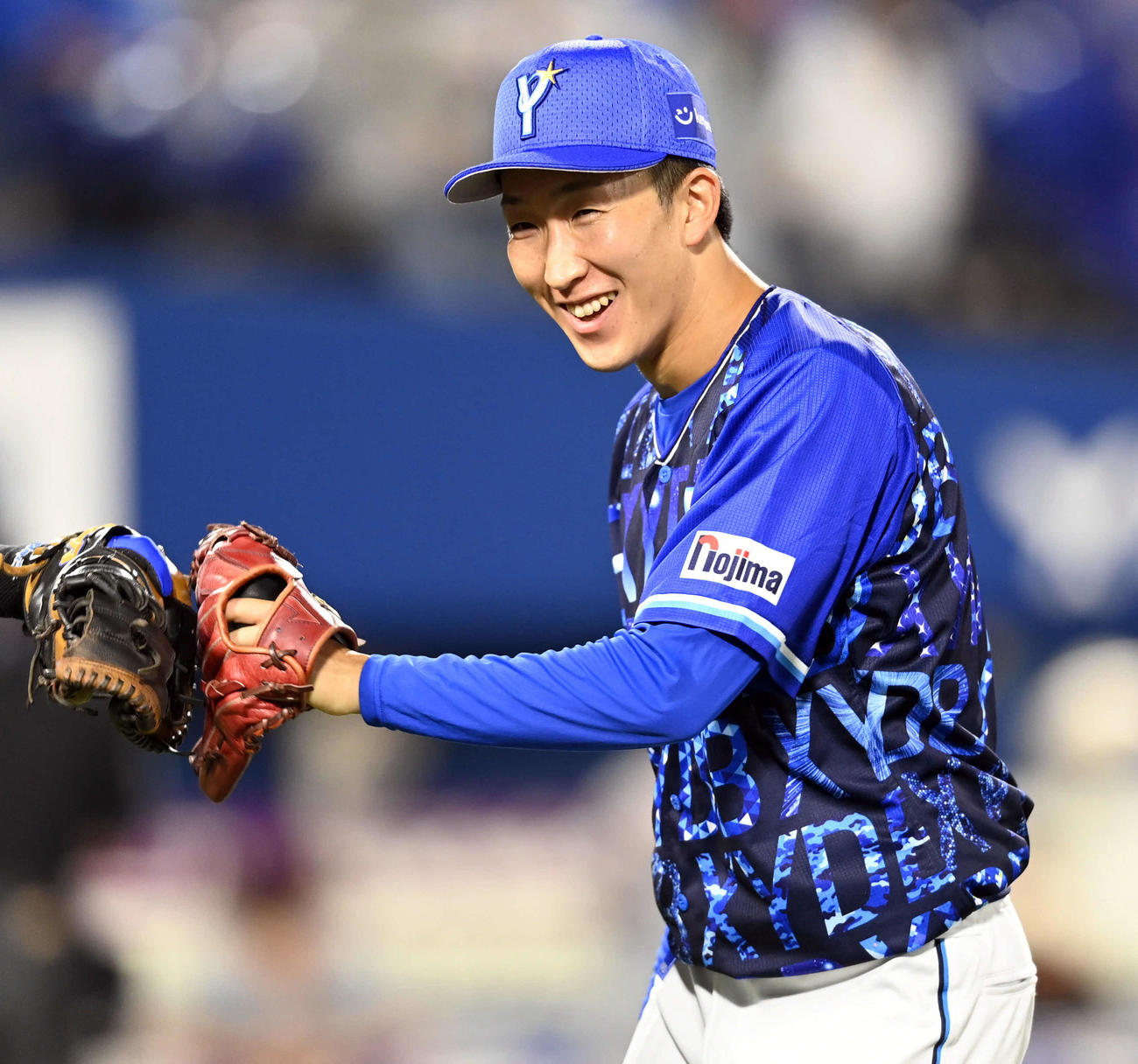 DeNA対巨人　6回を投げ7安打1失点と好投したDeNA先発の大貫（撮影・たえ見朱実）