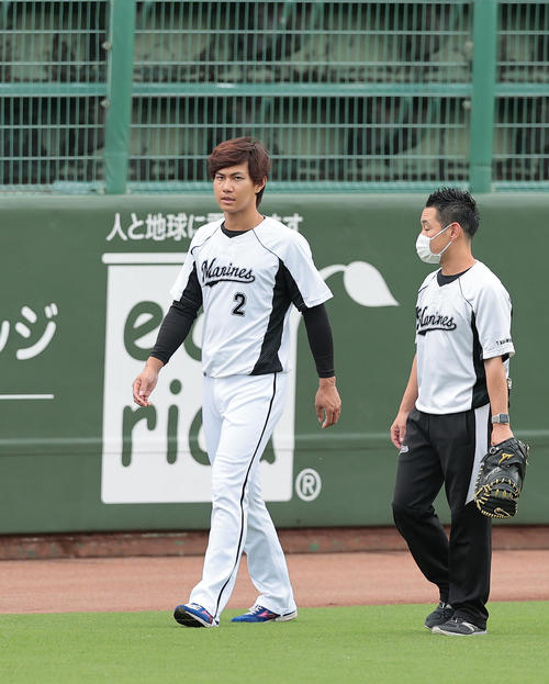 ロッテ藤原恭大が抹消 試合前練習でポール間走などこなす プロ野球写真ニュース 日刊スポーツ