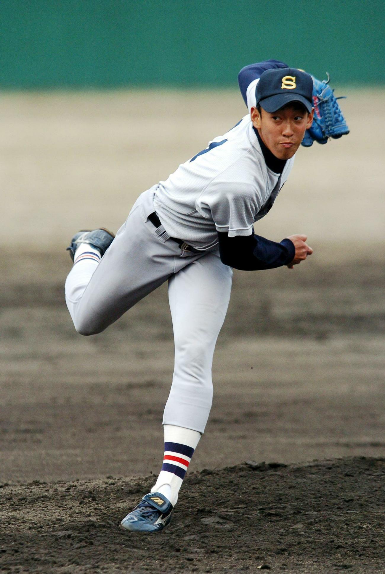 京産大時代の平野佳寿（2005年3月16日撮影）