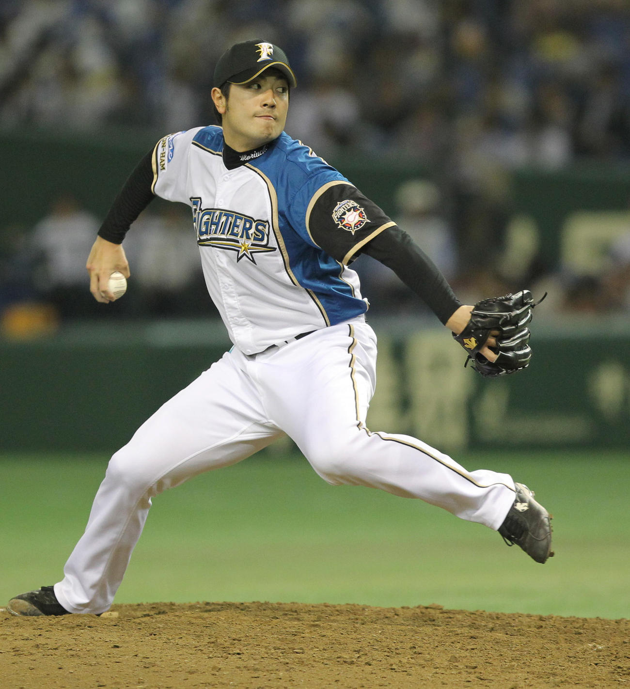 日本ハム12年～15年の「47」日本ハム森内寿春（12年4月24日撮影）