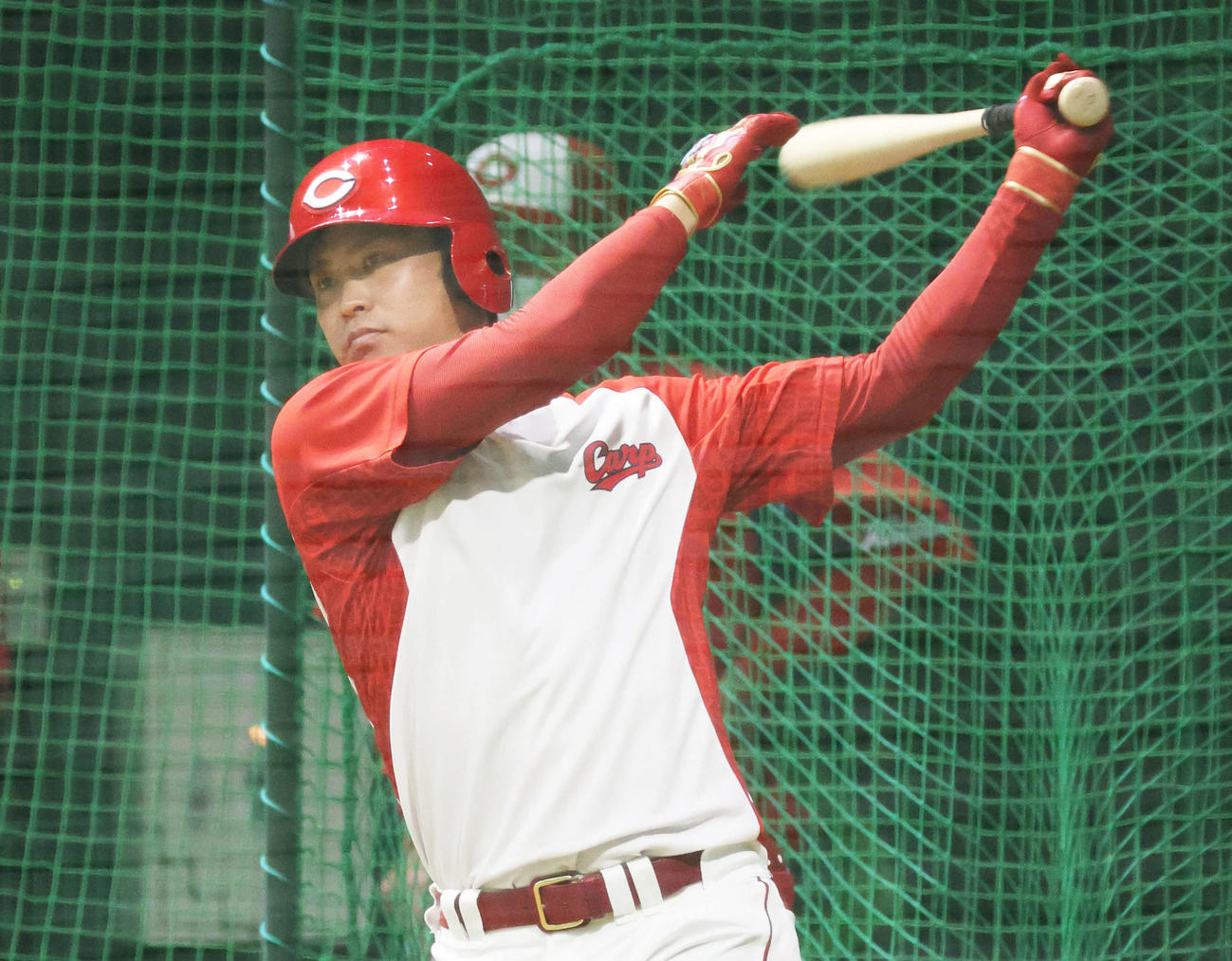 広島・堂林翔太（2021年8月20日撮影）