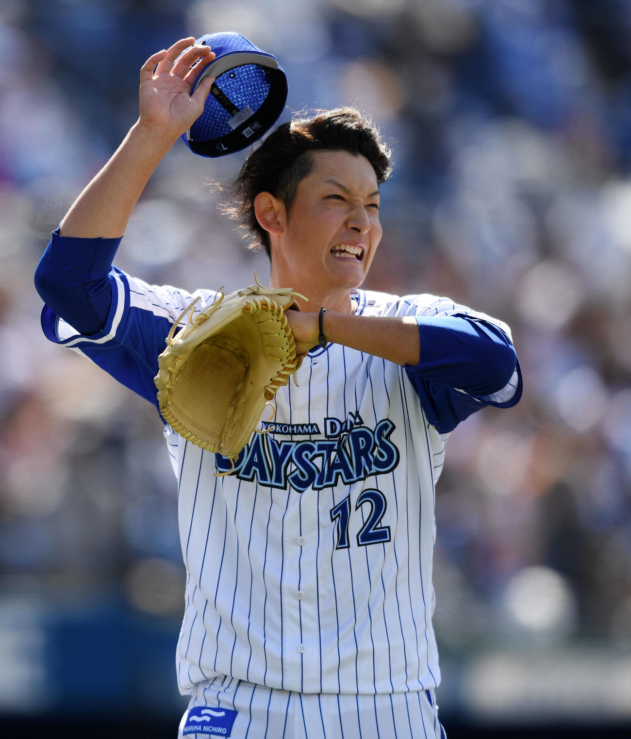 DeNA阪口皓亮（2021年4月18日撮影）