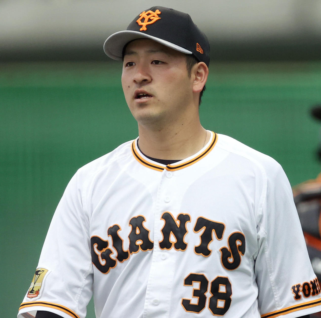 巨人岸田行倫（2021年2月）