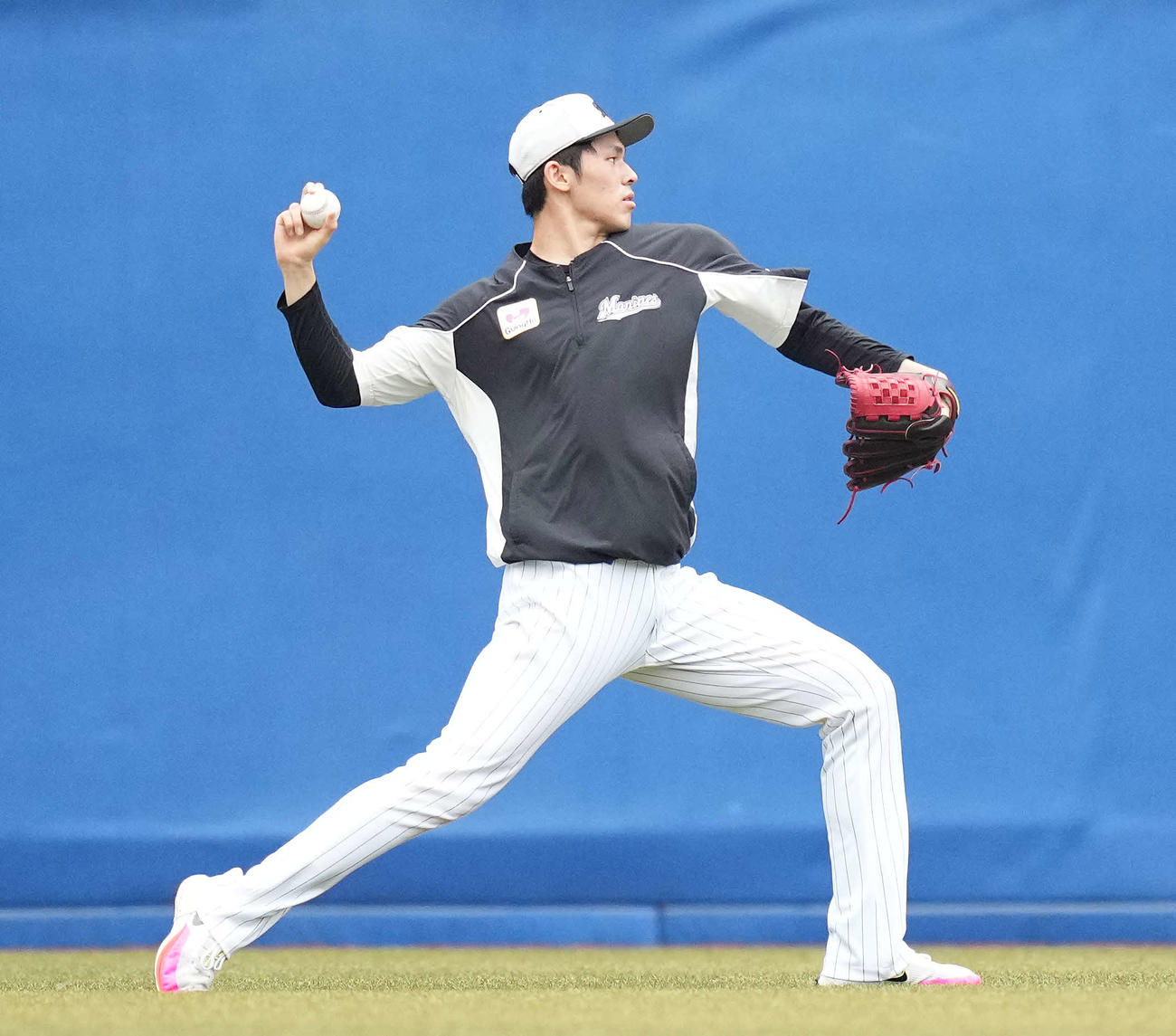 ロッテ佐々木朗希（2021年9月3日撮影）