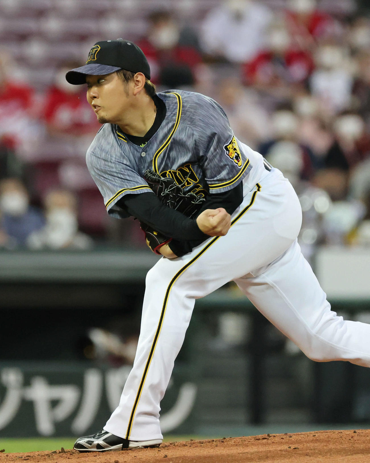 広島対阪神　先発の西勇輝（撮影・加藤孝規）