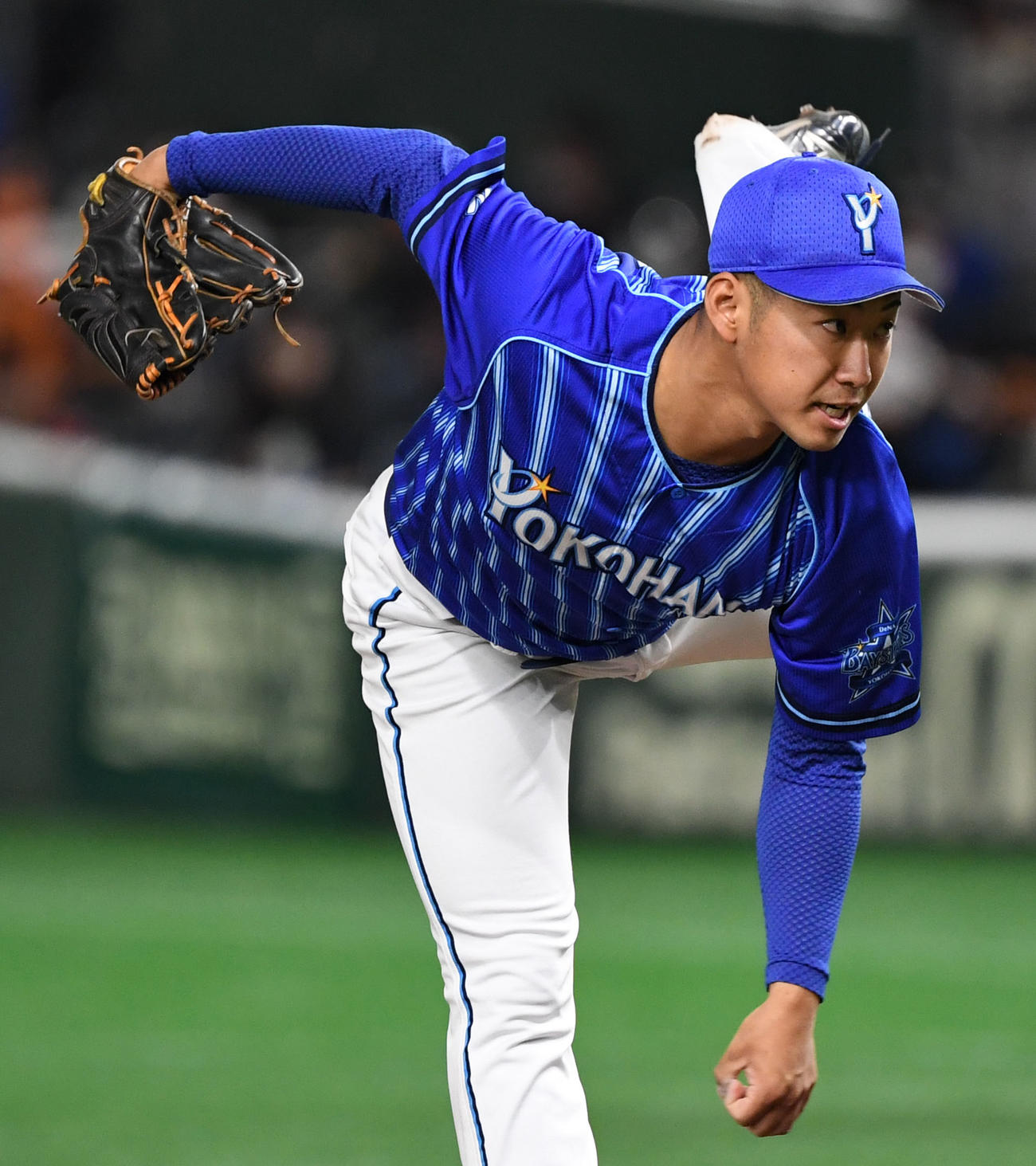 DeNA池谷蒼大（2021年3月27日撮影）