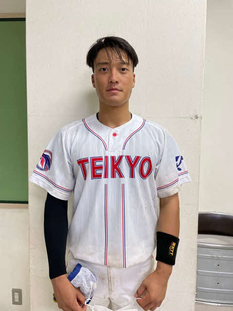 日体大－帝京大　今秋ドラフト候補の帝京大・大友（撮影・保坂恭子）
