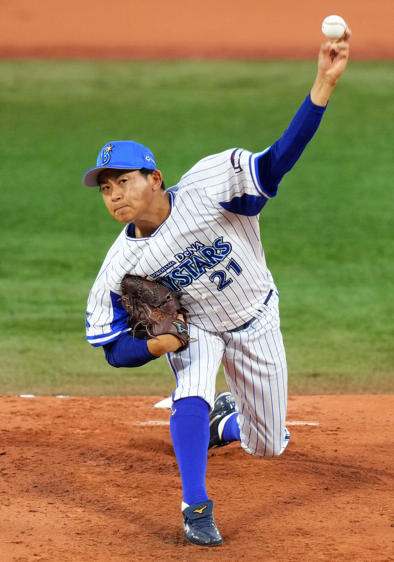 DeNA対阪神　DeNA先発の今永（撮影・横山健太）
