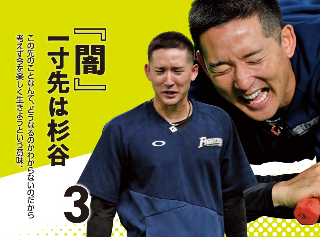 日本ハム杉谷拳士の日めくりカレンダー3日（球団提供）