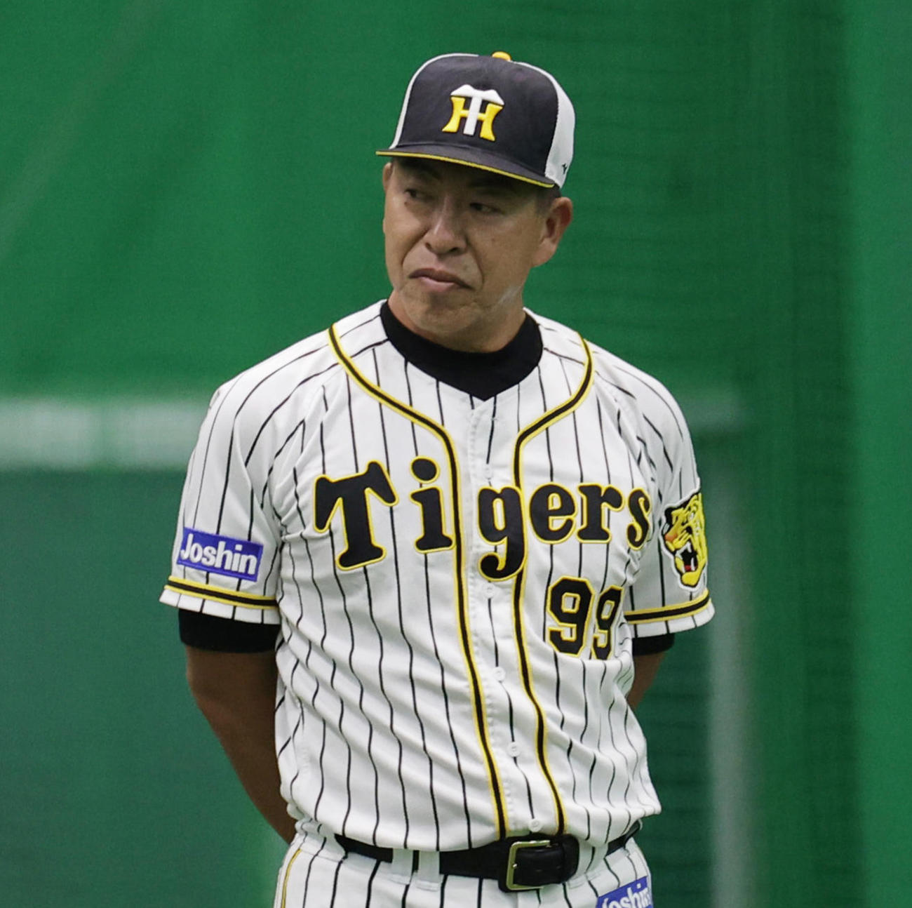 阪神井上一樹ヘッドコーチ（2021年9月2日撮影）