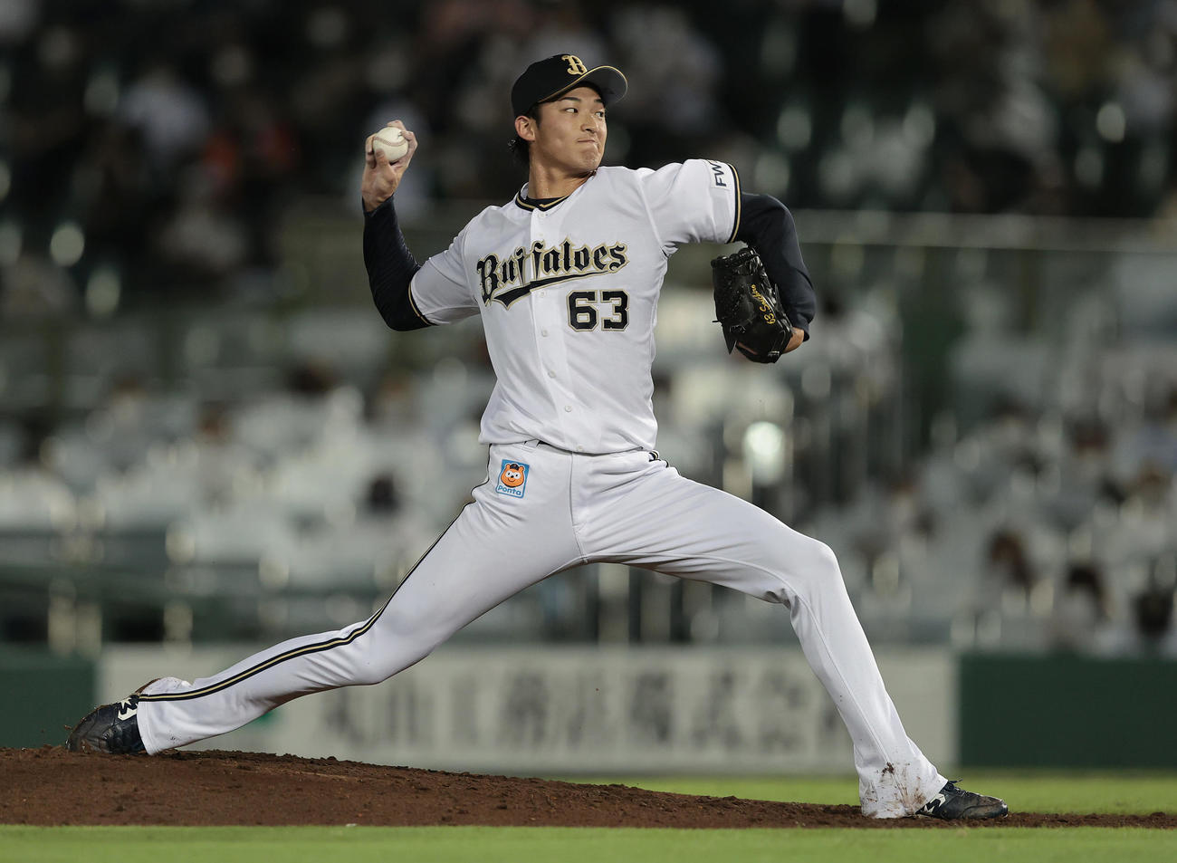 オリックス山崎颯一郎（2021年9月8日撮影）