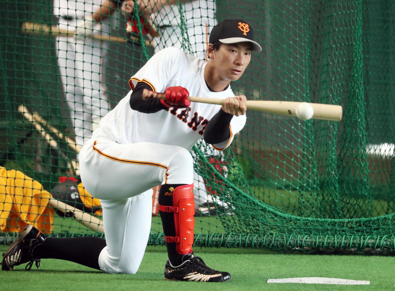 巨人八百板卓丸（2021年2月26日撮影）