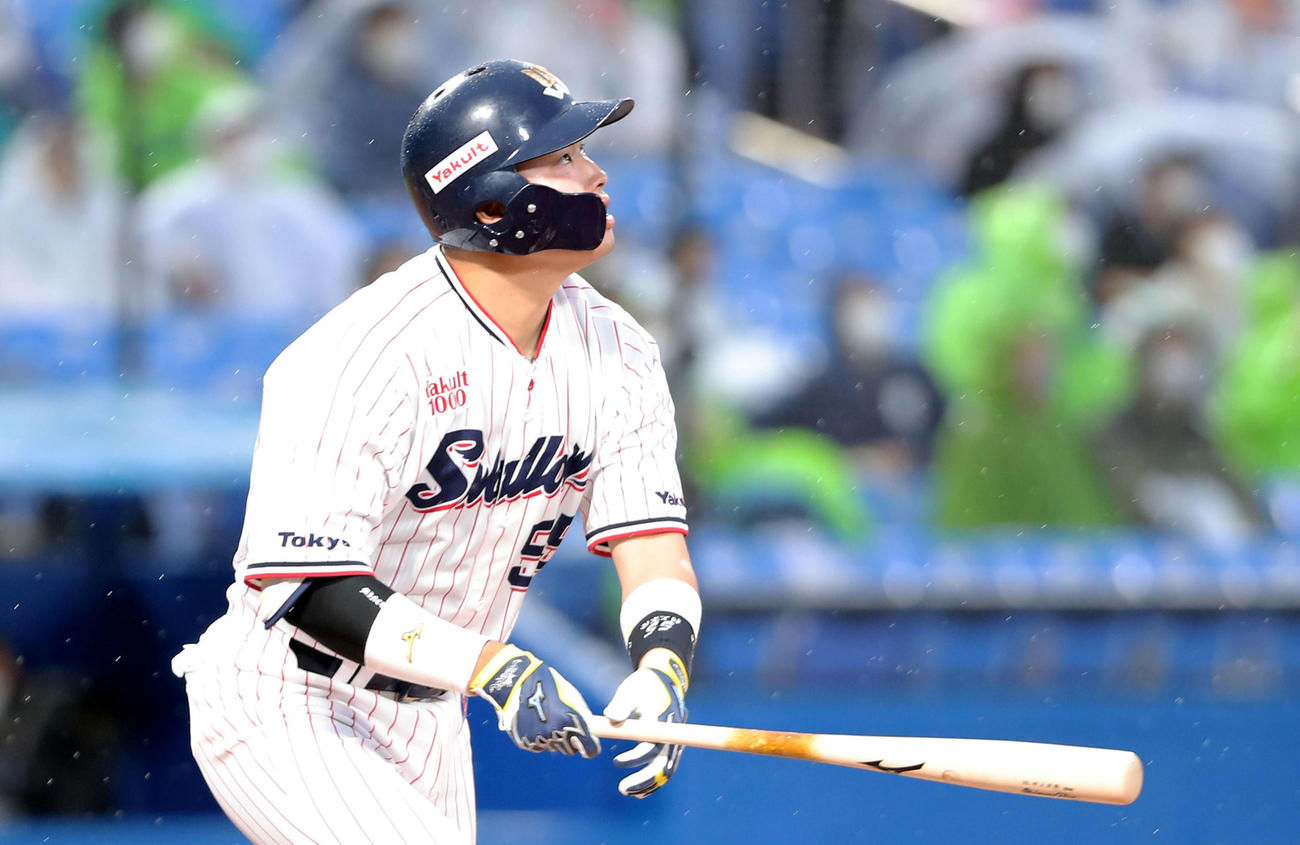 ヤクルト村上宗隆（2021年6月4日撮影）