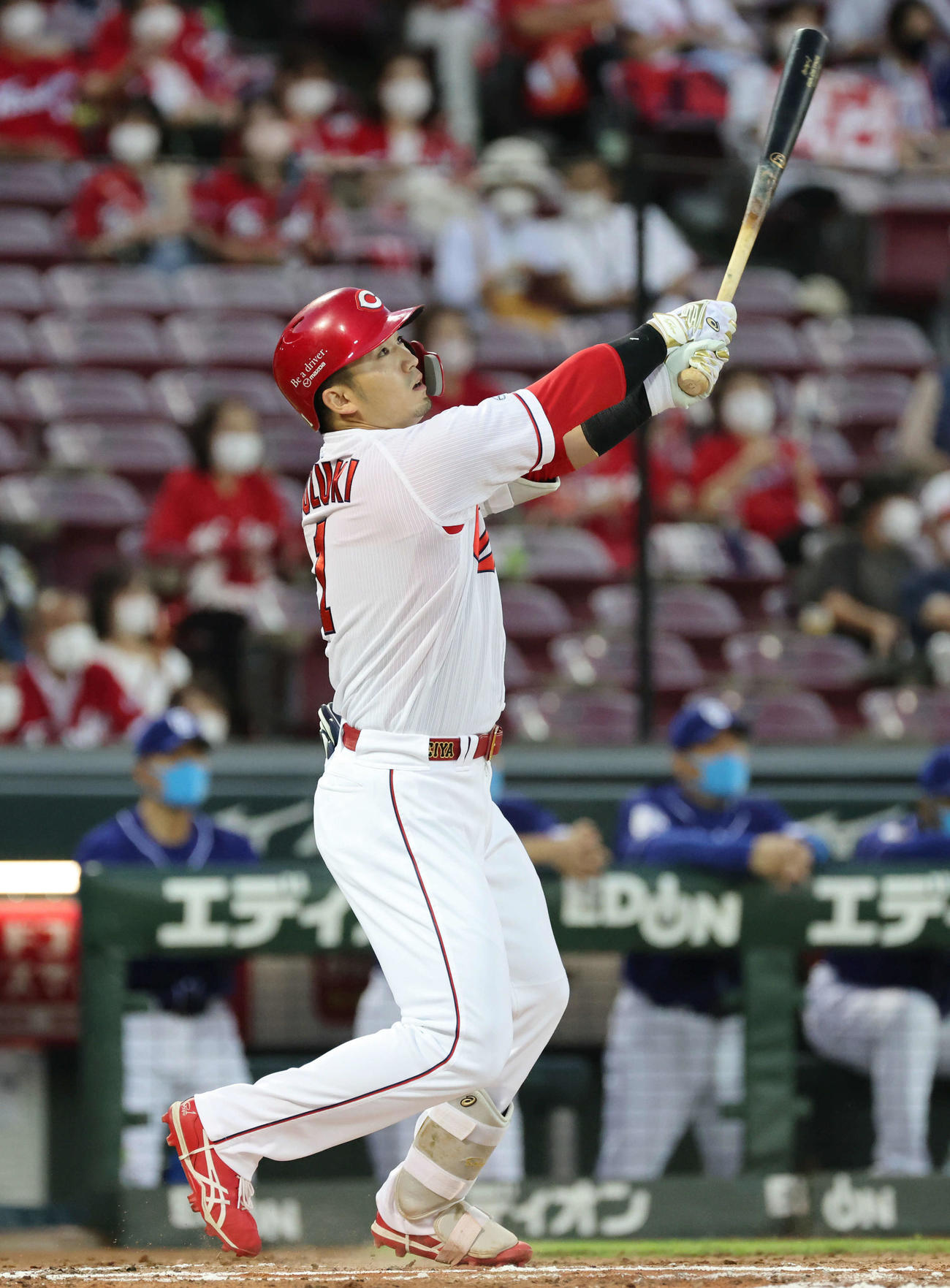 広島鈴木誠也（2021年9月9日撮影）
