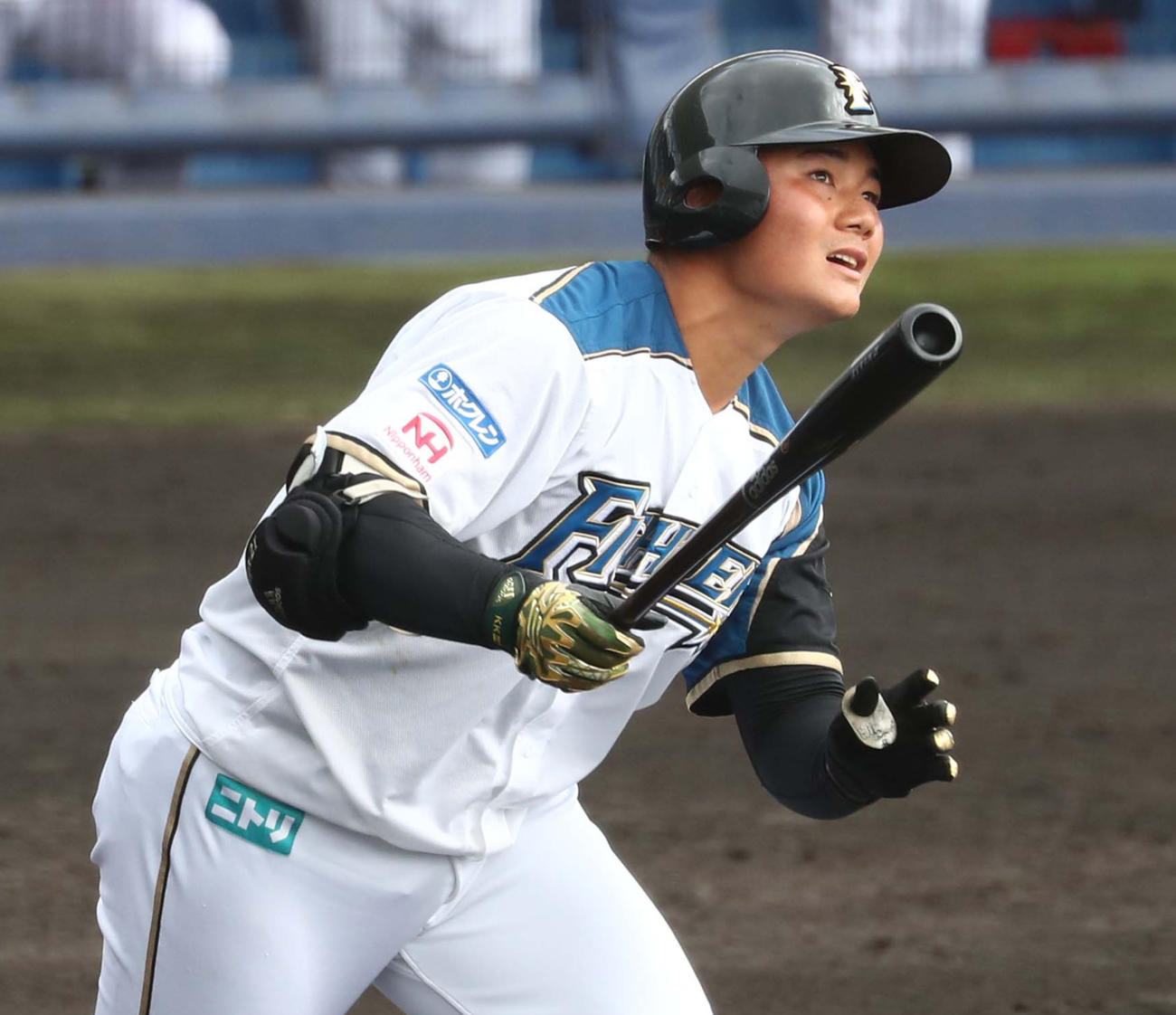 日本ハム清宮幸太郎（2021年2月28日撮影）