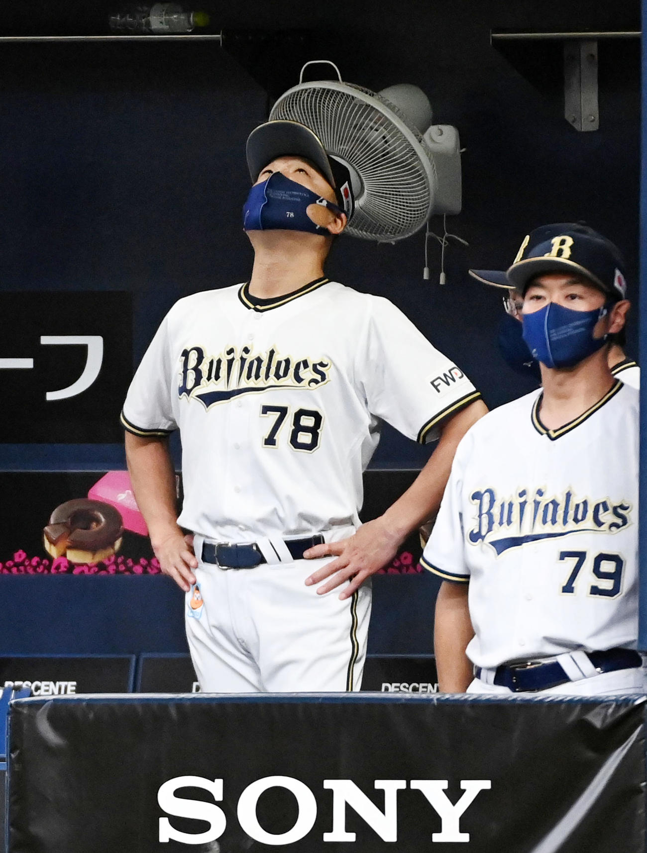 オリックス対西武　西武に敗れ天を仰ぐ中嶋監督（撮影・前岡正明）
