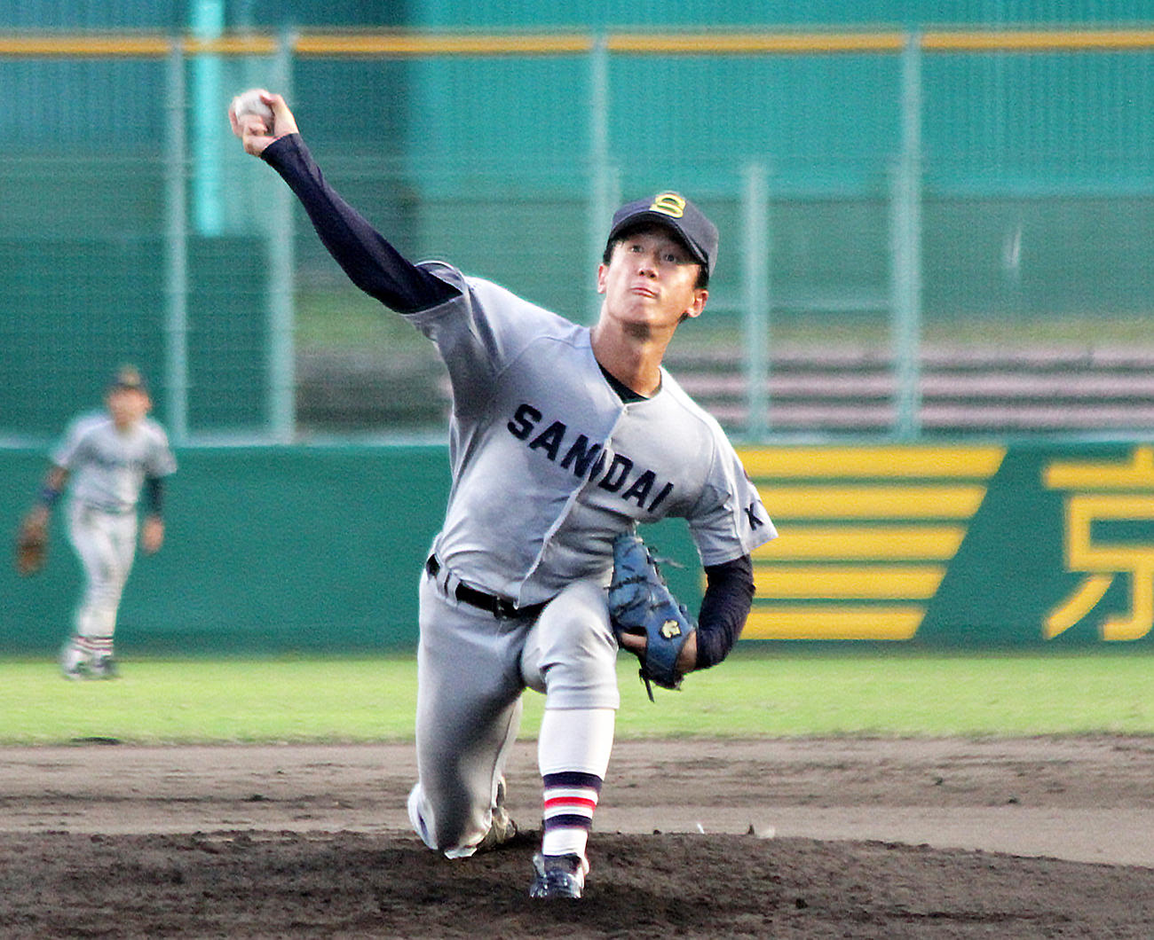 7回2失点と力投した京産大先発の北山亘基