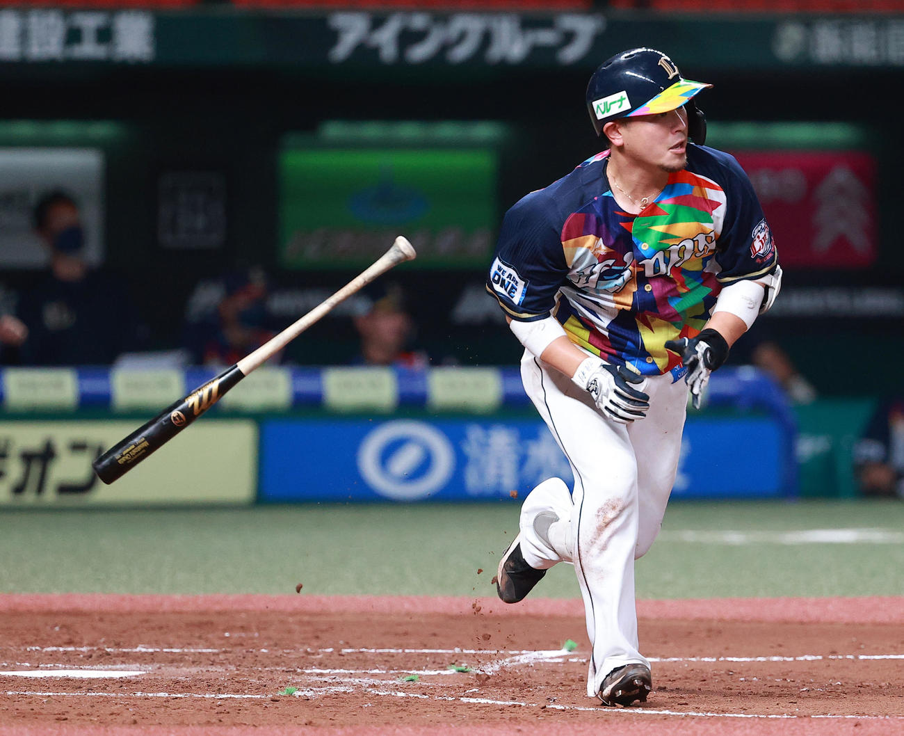西武岡田雅利（21年8月26日撮影）