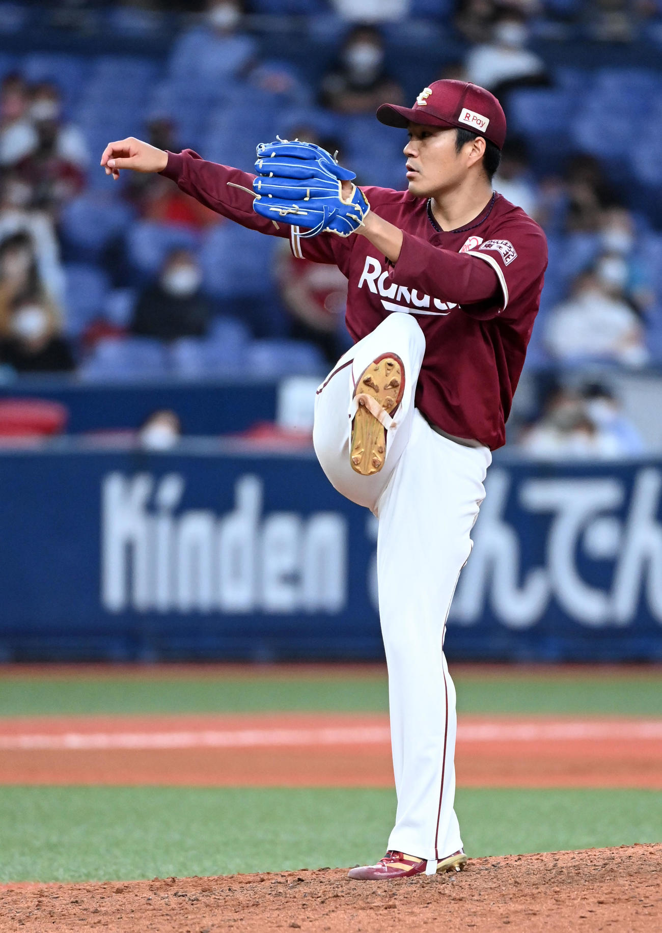 オリックス対楽天　楽天先発の則本昂（撮影・前岡正明）