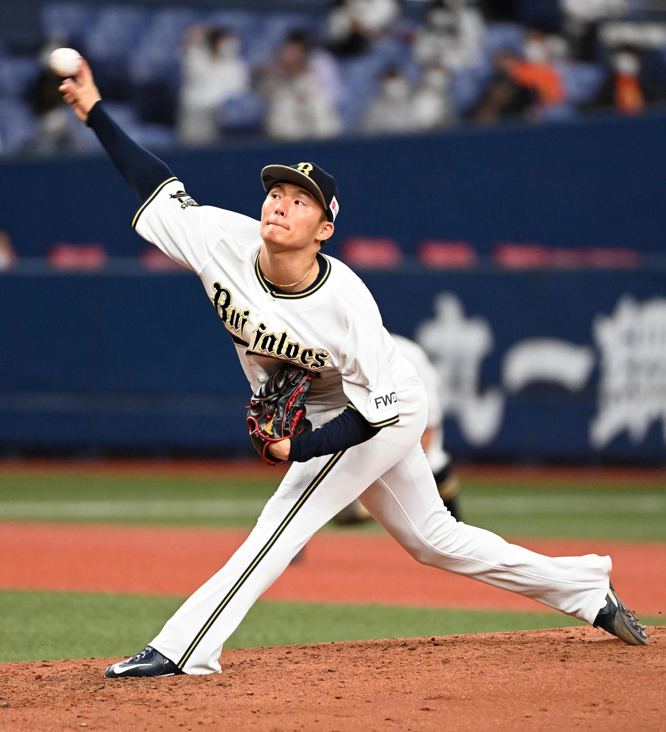 オリックス対楽天　オリックス先発の山本由伸（撮影・前岡正明）