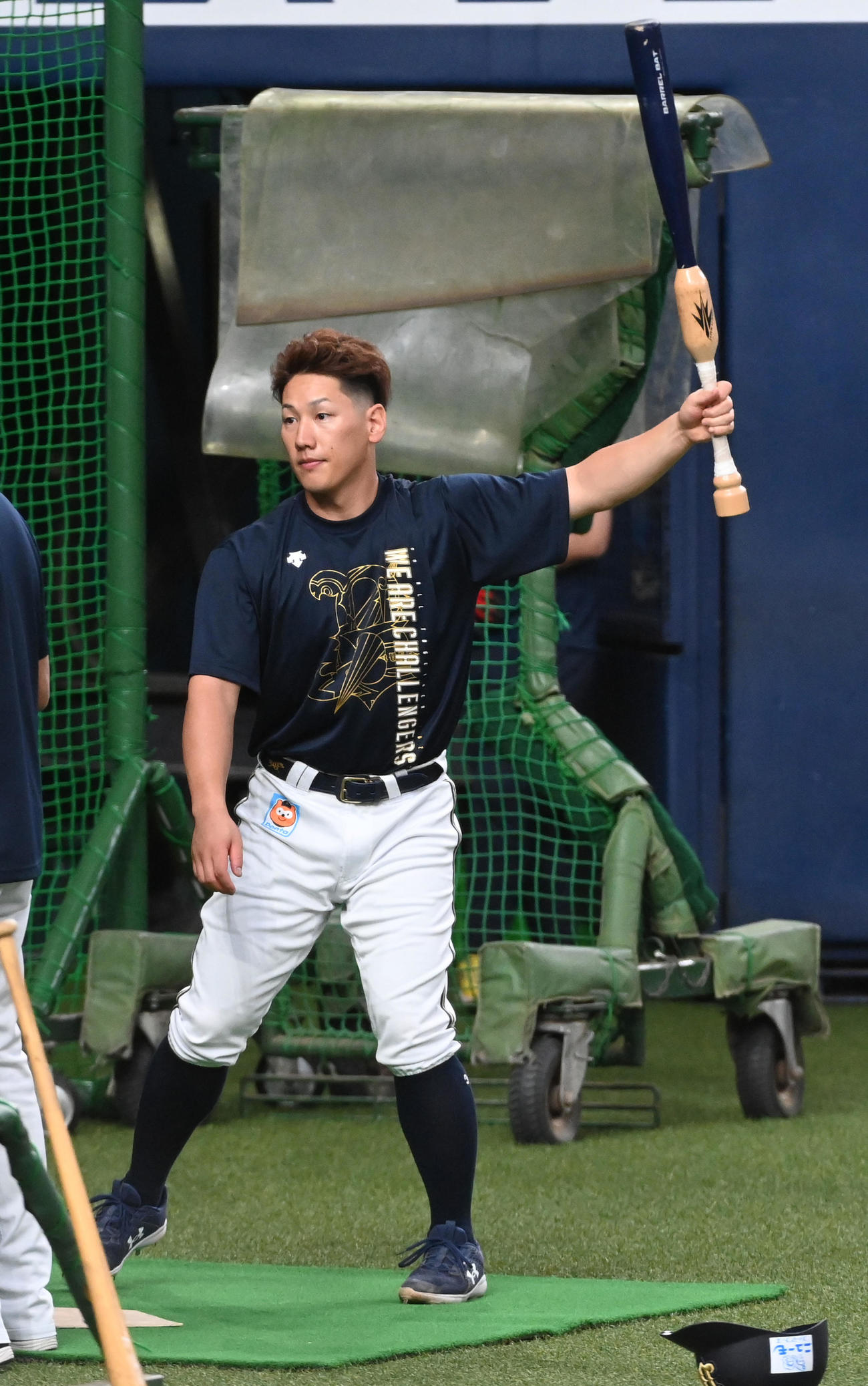 オリックス対楽天　1軍に合流した吉田正（撮影・前岡正明）