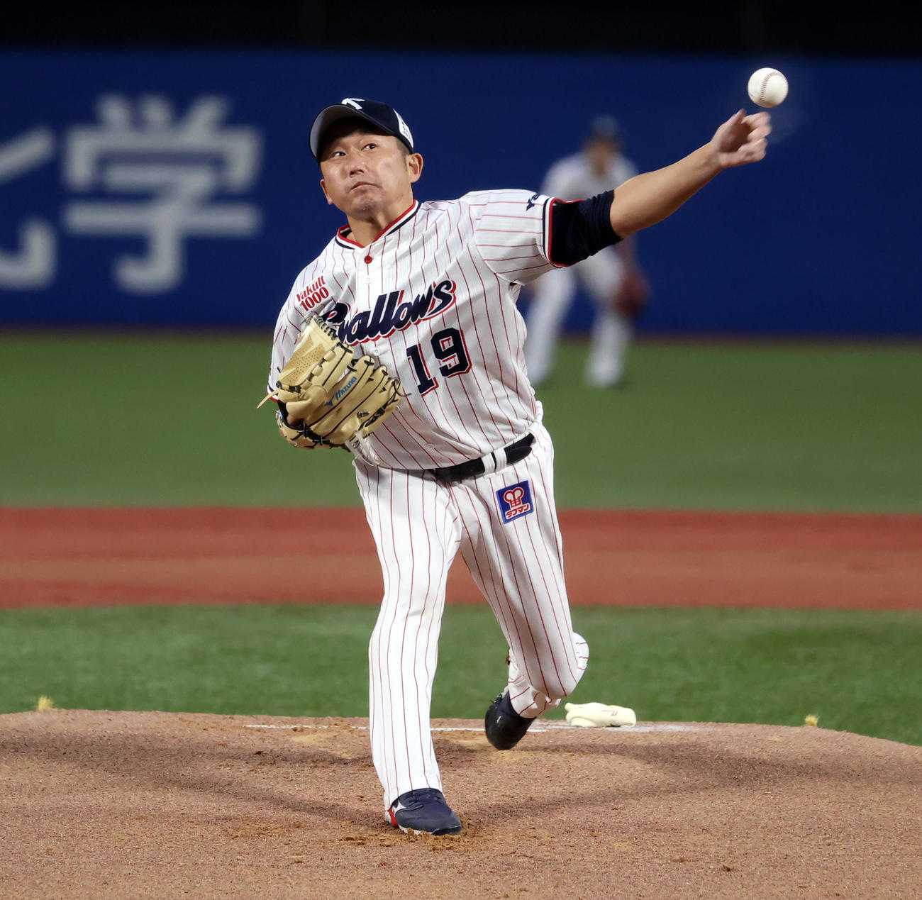 ヤクルト対中日　ヤクルト先発の石川（撮影・浅見桂子）
